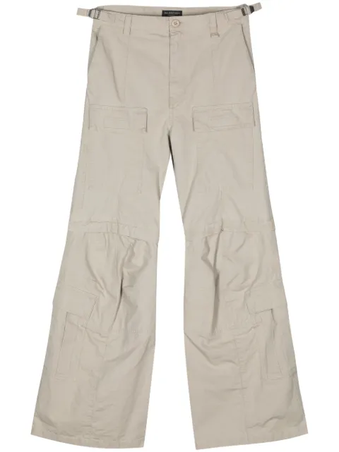 Balenciaga flared cargo trousers