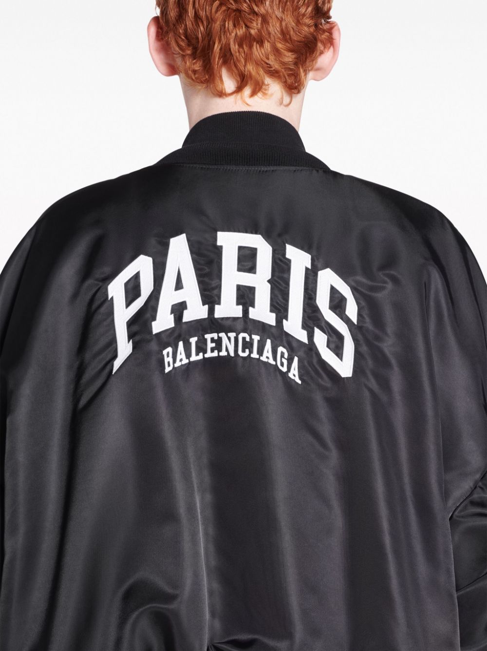 Balenciaga Oversized bomberjack Zwart