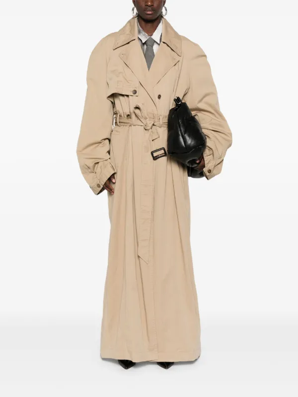 Balenciaga トレンチコート | ニュートラル | FARFETCH JP Balenciaga トレンチコート | ニュートラル | FARFETCH JP