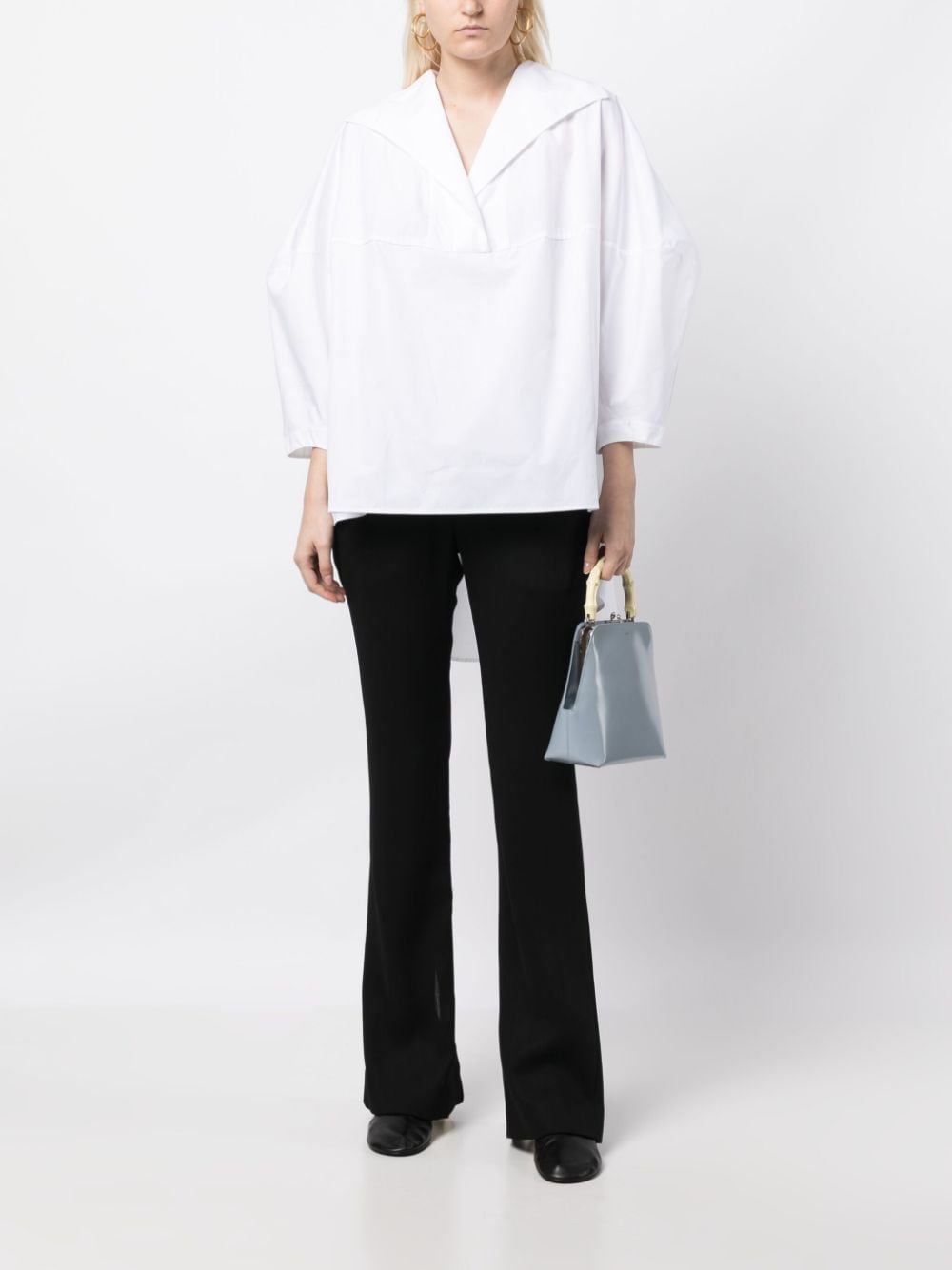 Palmer//Harding Katoenen blouse - Wit