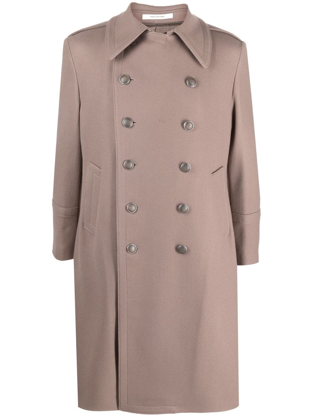 Tagliatore double-breasted notched-lapels coat - Neutrals