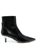 Michael Michael Kors 60mm kitten-heel leather boots - Black