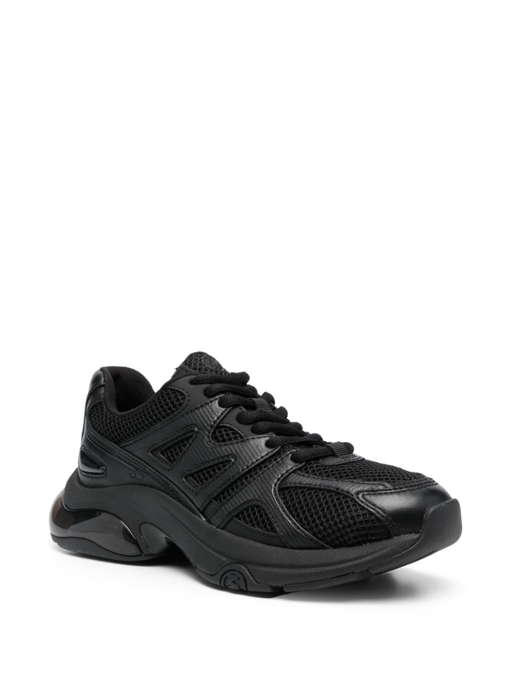 Shop Michael Michael Kors Panelled Low-top Sneakers In Black