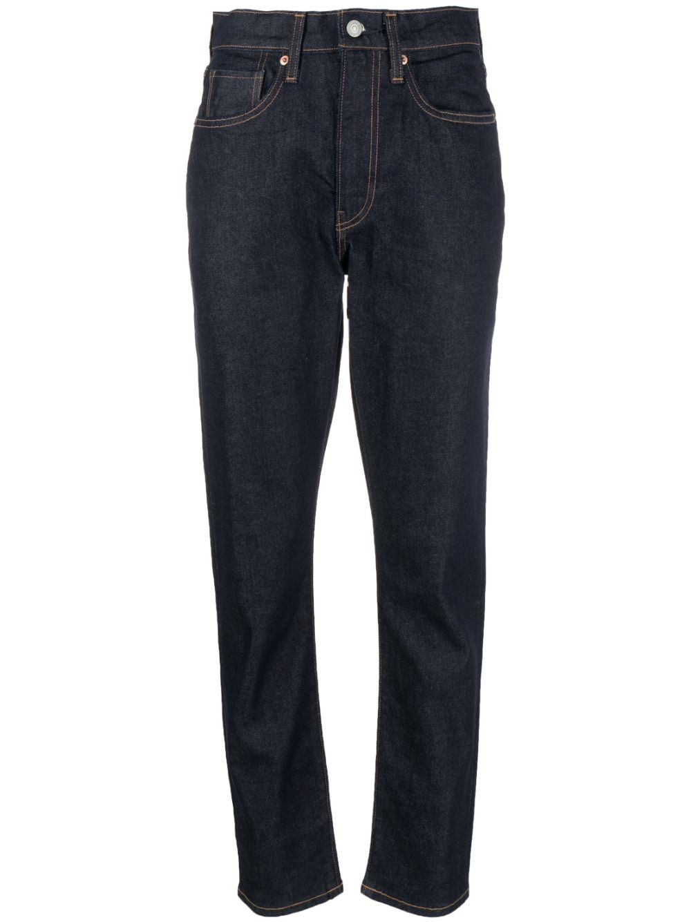 Levi's mid-rise tapered-leg jeans - Blue