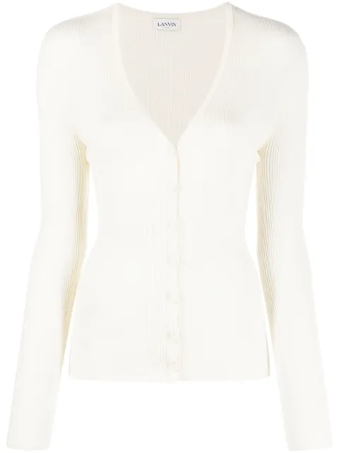 Lanvin ribbed V-neck cardigan