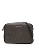 Michael Michael Kors Jet Set monogram-print crossbody bag - Brown