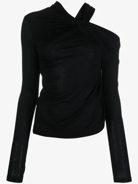 Helmut Lang Blusa con spalle scoperte