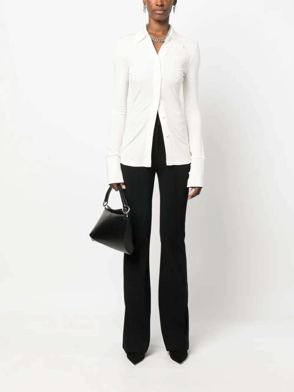 Helmut Lang Button-up blouse - Beige