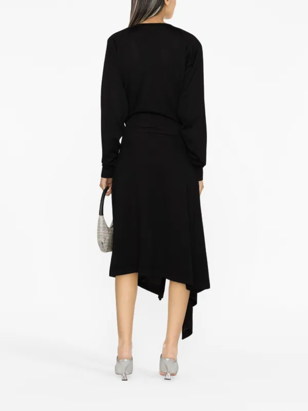 Attico top wrap dress