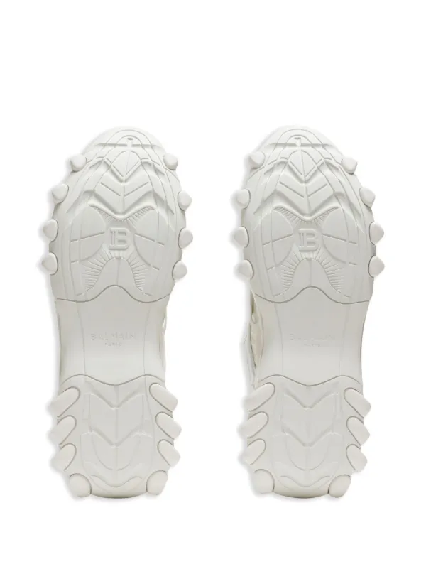 Balmain B-East Monogram Sneakers | Neutrals | FARFETCH