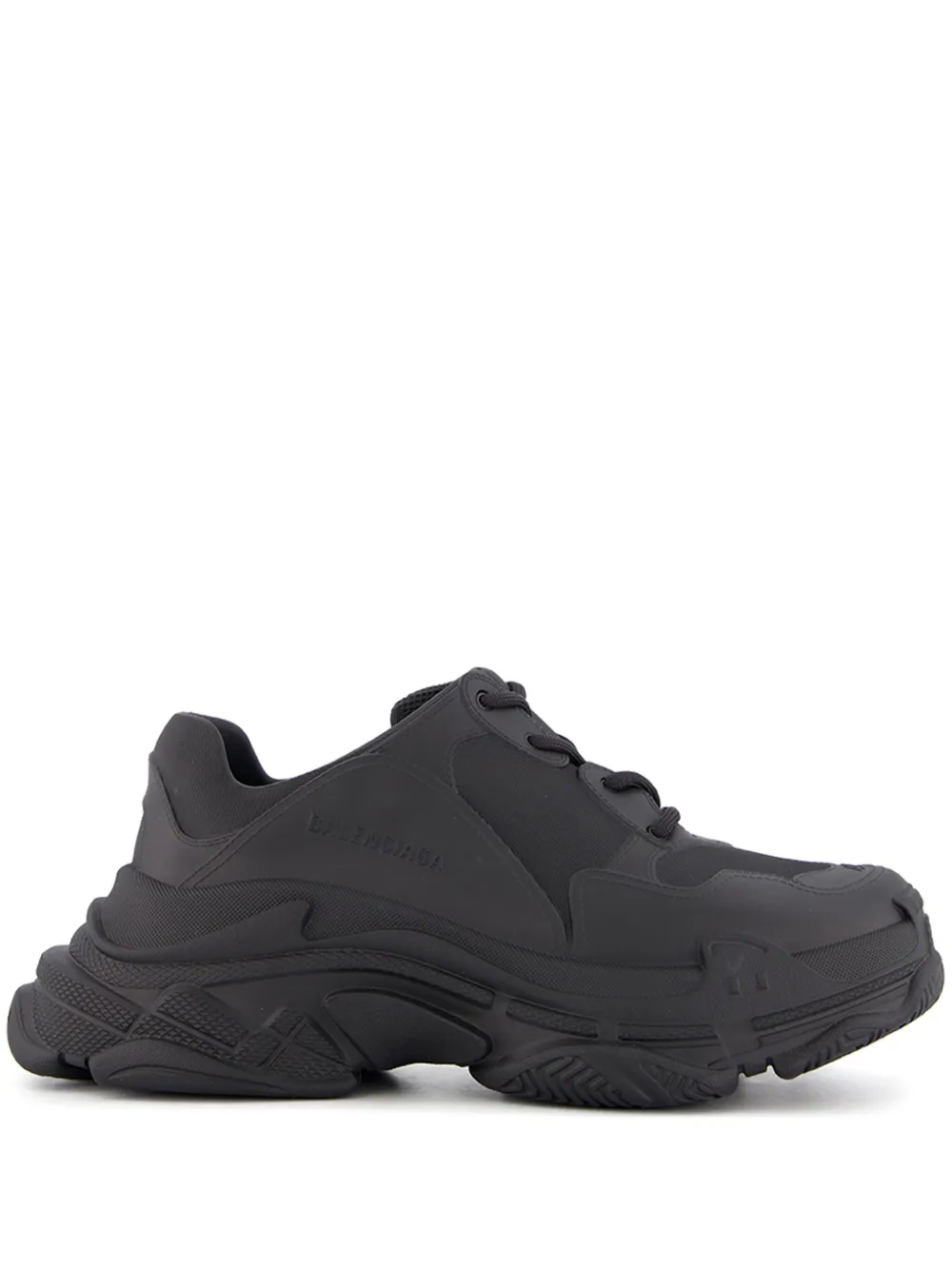 Balenciaga chunky-sole tonal sneakers - Nero