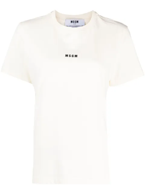 MSGM logo-print cotton T-shirt