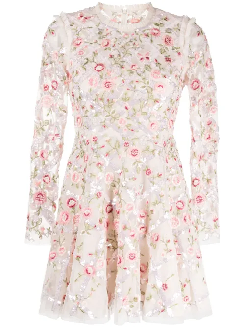 Robe à fleurs brodées - Needle & Thread - Modalova