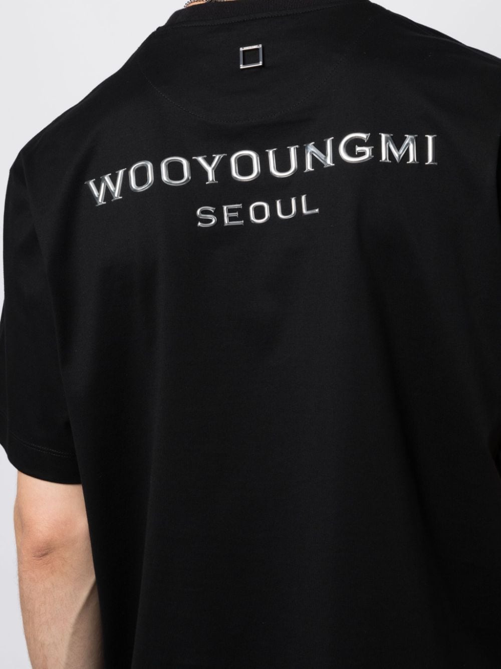 Wooyoungmi logo-embossed Cotton T-shirt - Farfetch