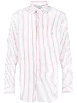 ETRO ロゴ シャツ | ホワイト | FARFETCH JP