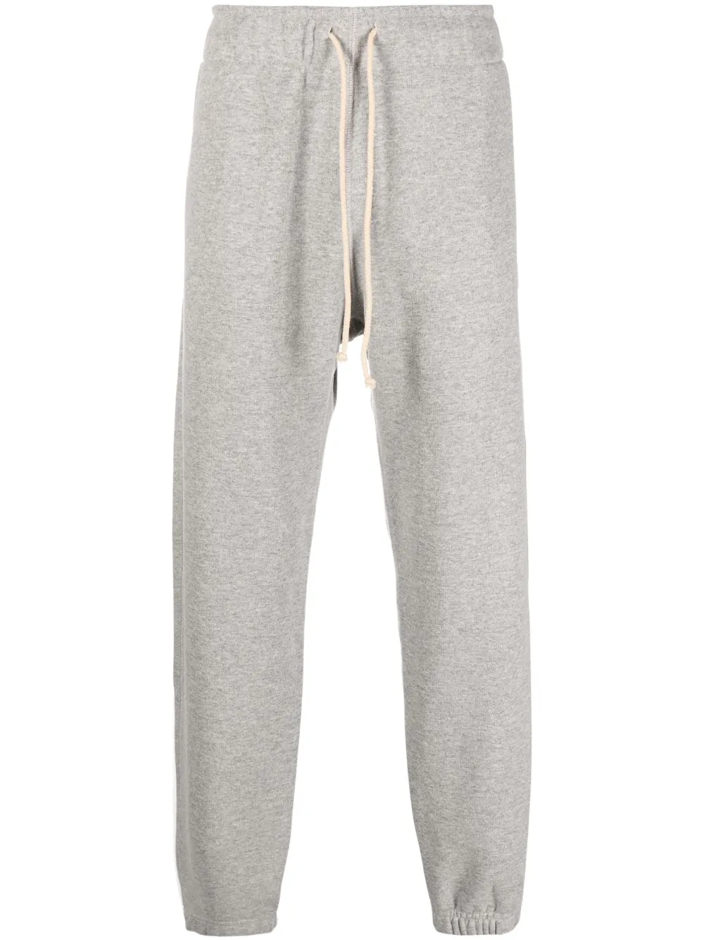 Autry Logo-patch Cotton Track Pants In Grau