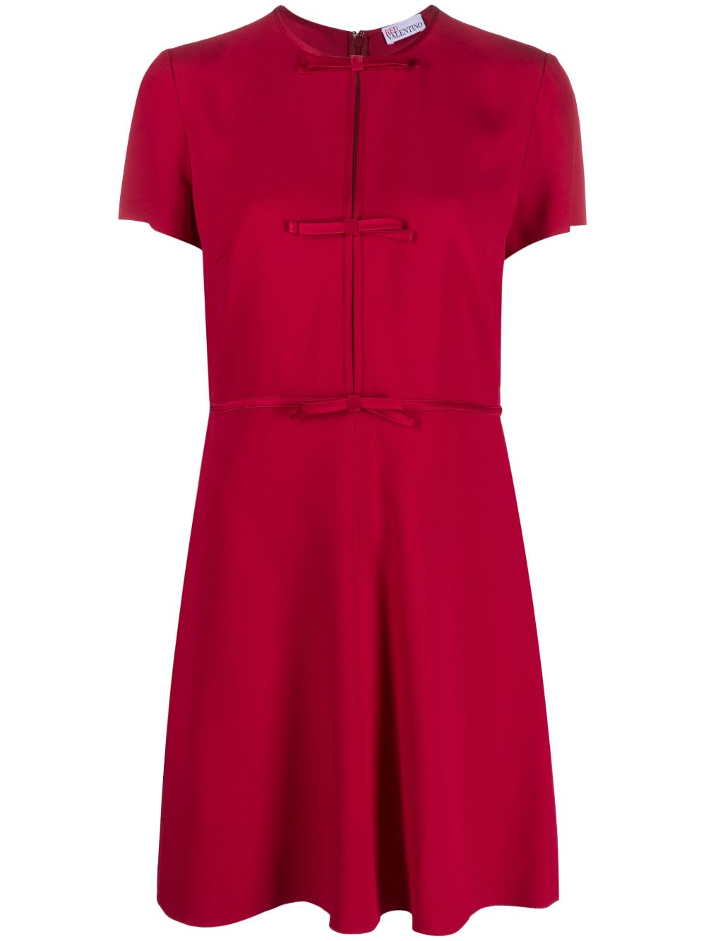 RED Valentino Flared mini-jurk Rood