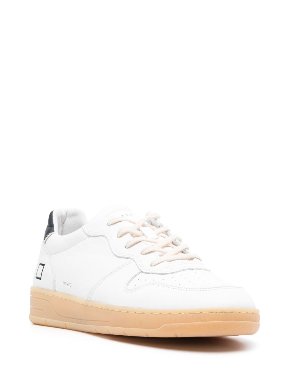 D.A.T.E. Leren sneakers - Wit