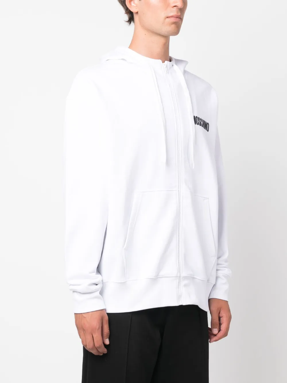 Moschino Hoodie met teddybeerprint Wit