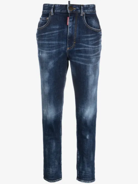 DSQUARED2 high-waist cropped jeans