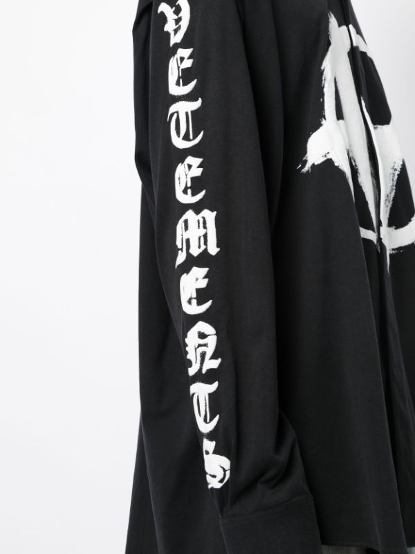 Vetements gothic shirt hot sale