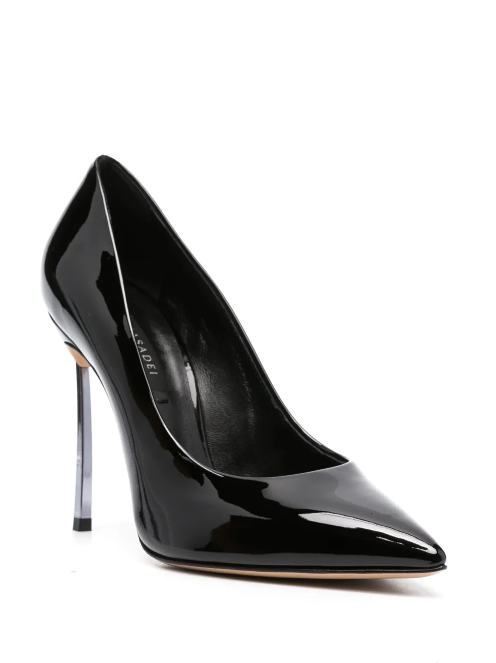 Casadei Blade gelakte pumps - Zwart