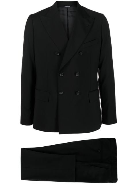 ERALDO peak-lapel wool double-breasted suit