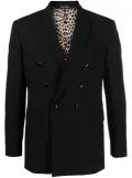 ERALDO notched-lapel double-breasted blazer - Black