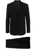 ERALDO notched-lapel single-breasted wool suit - Black