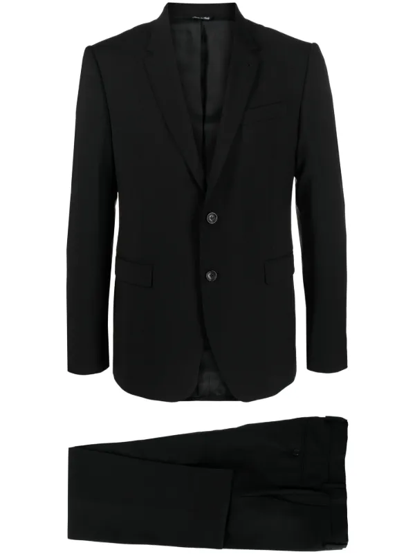 ERALDO ノッチドラペル シングルスーツ | ブラック | FARFETCH JP
