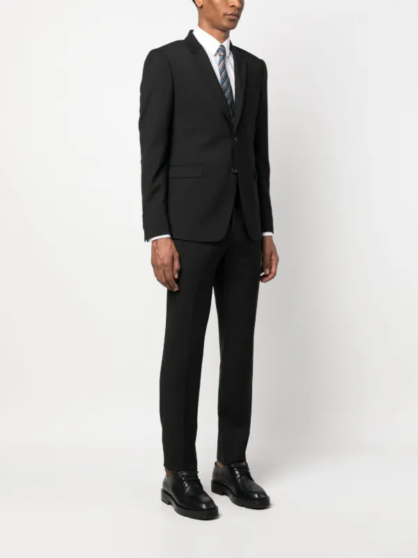 ERALDO ノッチドラペル シングルスーツ | ブラック | FARFETCH JP