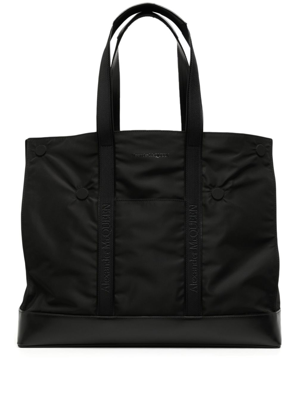 Alexander McQueen debossed-logo Tote Bag - Farfetch