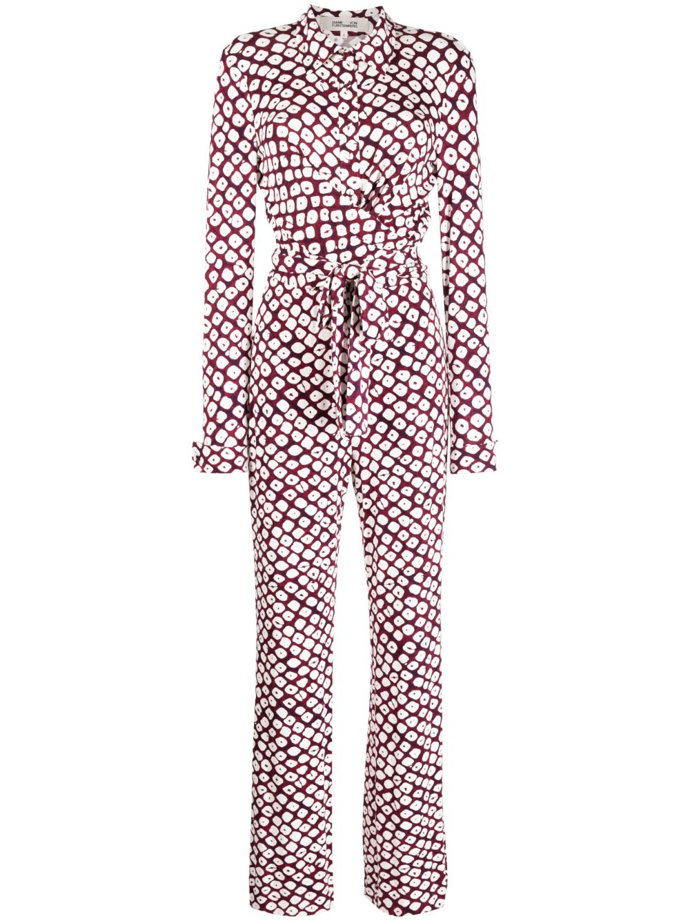 Michele dot-pattern jumpsuit