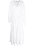 Lee Mathews Soho V-neck maxi dress - White