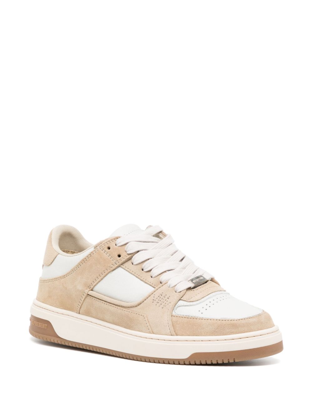 Represent Apex leather lace-up sneakers - Bruin