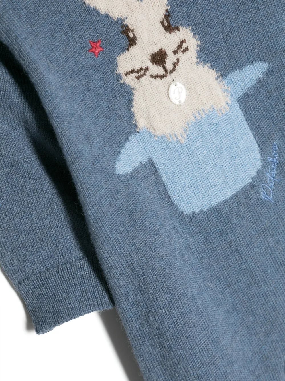 Patachou Intarsia trui Blauw