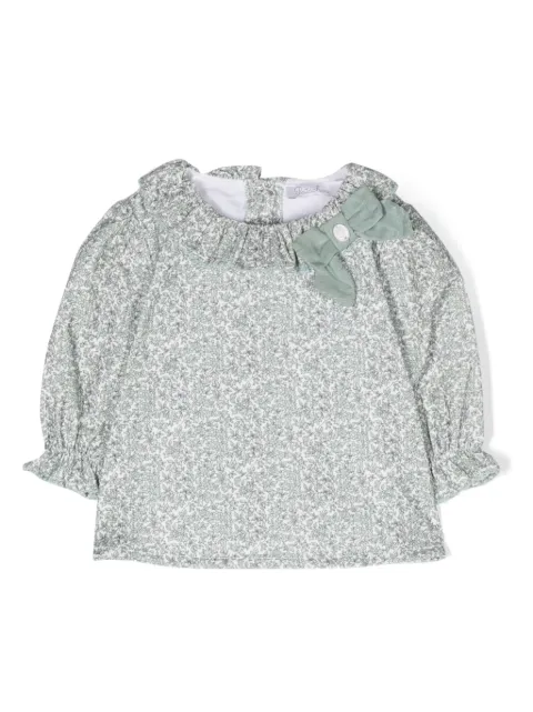 Patachou blusa con volantes y estampado floral