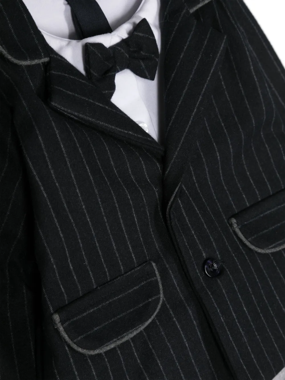 Patachou Romper met contrasterende afwerking Blauw