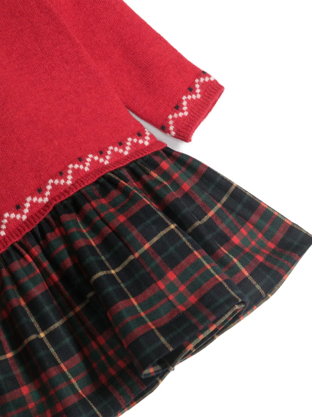 Patachou Intarsia jurk Rood