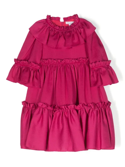 Patachou ruffle-detailing A-line dress
