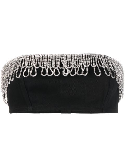 ROTATE BIRGER CHRISTENSEN crystal-embellished bandeau top