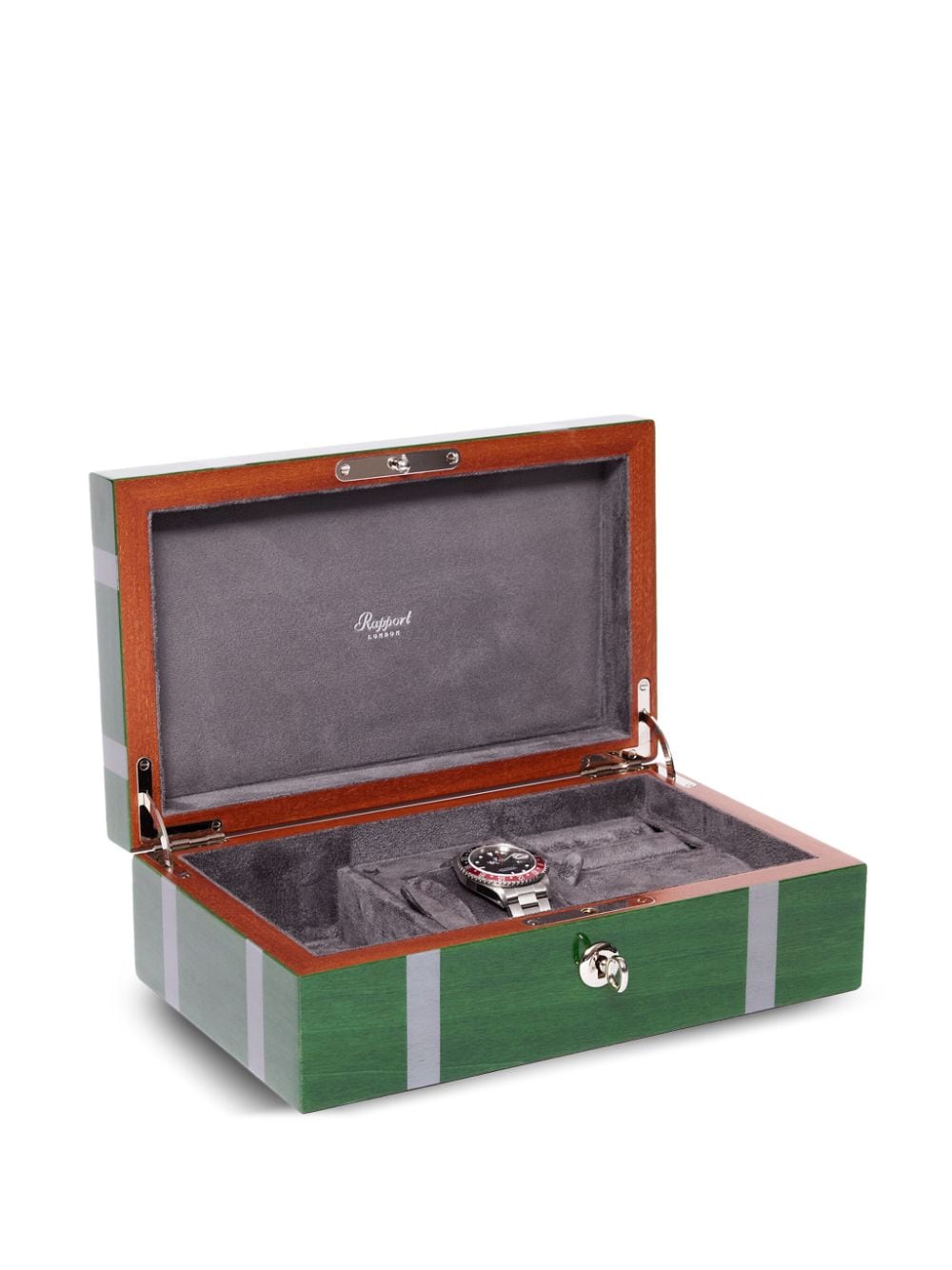 Shop Rapport Carnaby Watch And Accessory Box In Green