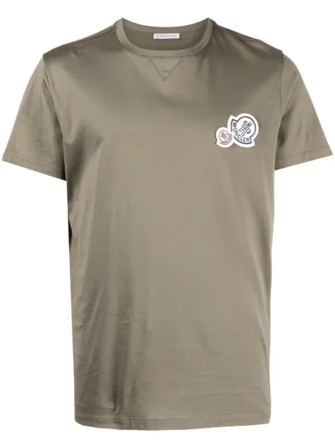 Moncler logo-patch cotton T-shirt 