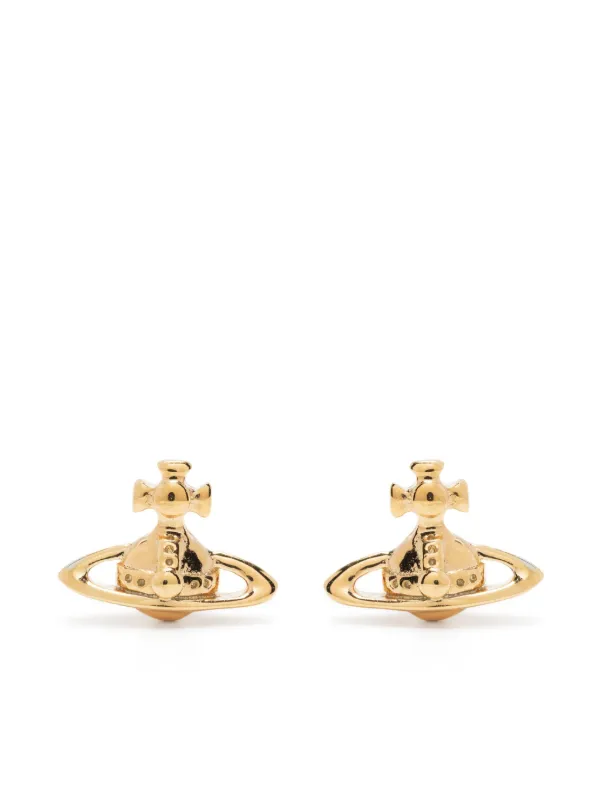 Vivienne Westwood Orb ピアス | ゴールドトーン | FARFETCH JP