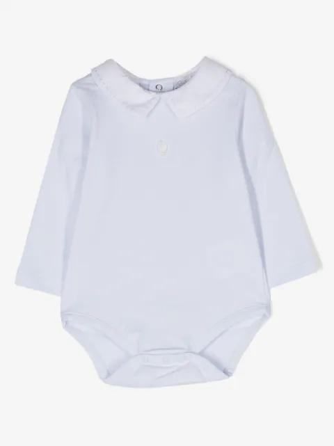 Patachou Peter Pan-collar cotton rompers 