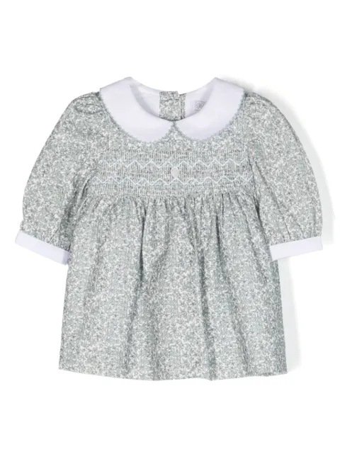 Patachou floral-print cotton dress