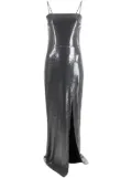 ROTATE BIRGER CHRISTENSEN sequin-embellished long dress - Black