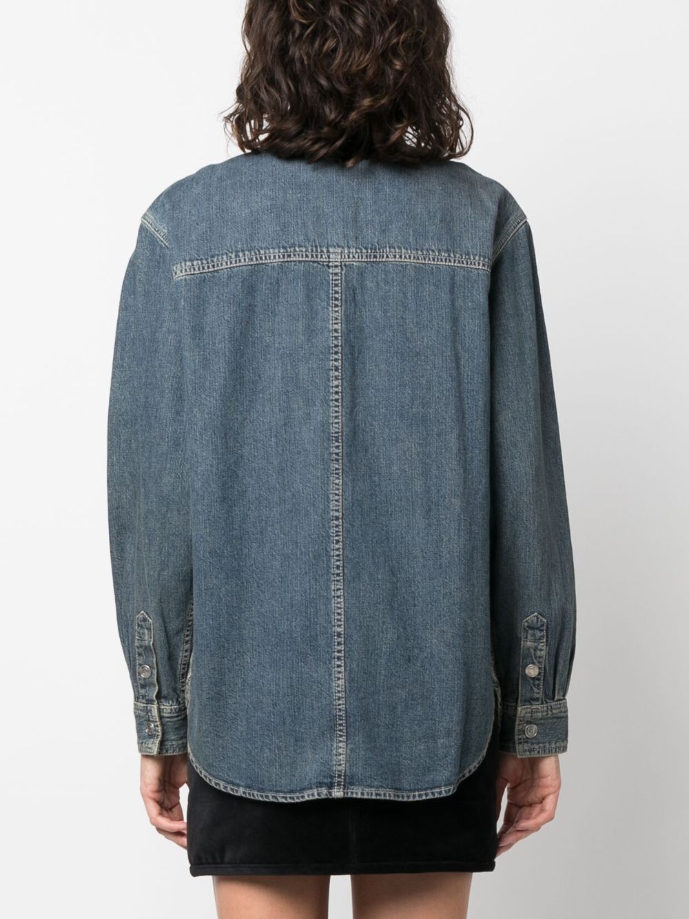 ISABEL MARANT stonewashed denim overshirt Women