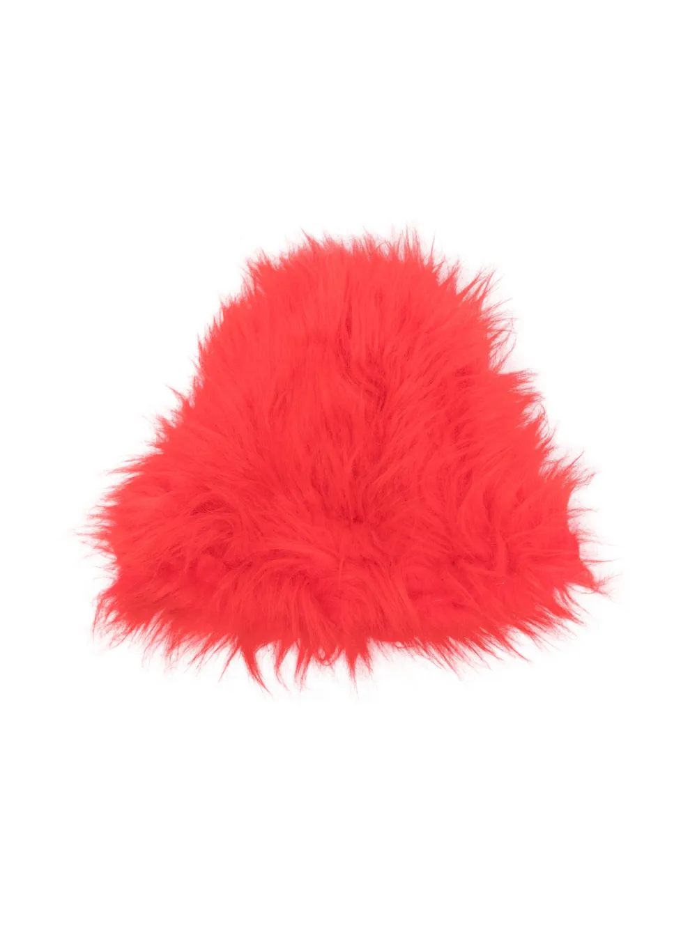 The Animals Observatory Triton Faux-fur Two-tone Hat In Pink
