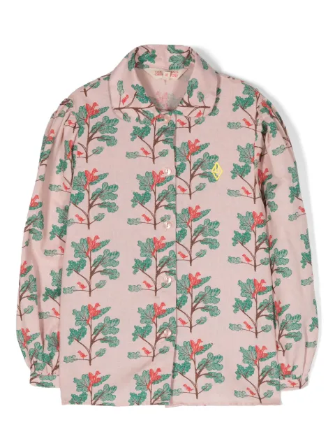 The Animals Observatory camisa con logo bordado y estampado gráfico